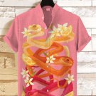 Men's Snakes Eat Oranges Art Print Casual Shirt