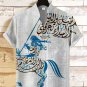 Men's Horse Calligraphy Art Print Ethnic Casual Shirt