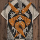 Men's Seraphim Monster Art Print Casual Shirt
