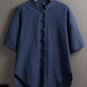 Men's Solid Color Retro Chinese Knot Button Cotton And Linen Shirt