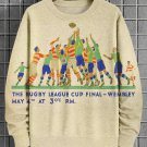 Men's The Rugby League Cup Final Print Casual Sweatshirt
