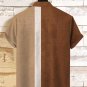 Men's Fun Hide And Seek Black Cat Print Linen Blend Shirt