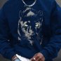 Men's Panther Graphic Print Casual Sweatshirt