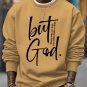 Men's There Was No Way But God Made A Way Print Casual Sweatshirt