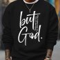 Men's There Was No Way But God Made A Way Print Casual Sweatshirt