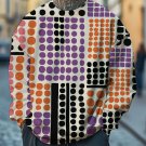 Men's Retro Contrast Color Polka Dots Art Print Casual Sweatshirt