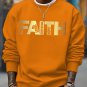 Men's Believe Trust Confidence Hope Acceptance Faith Print Casual Sweatshirt