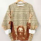 Women's Anti-war Peace Pattern Print Casual Sweatshirt