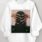 Women's Beautiful Braids And Nails Print Cotton Long Sleeve T-Shirt Thin Sweatshirt