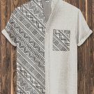 Men's African Ethnic Pattern Art Print Casual Shirt