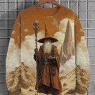 Men's Magic Wizard Art Print Casual Sweatshirt
