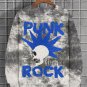 Men's Punk Rock Skull Graphic Print Casual Sweatshirt