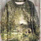 Men's Green Forest Countryside Art Print Casual Sweatshirt