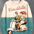 Men's Nostalgic Electromobile Atmosphere Art Print Casual Sweatshirt