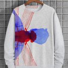 Men's Dragonfly Double Exposure Art Print Casual Sweatshirt