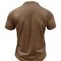Men's Casual Plain Quilted Pocket Half Button Stand Collar Polo Shirt