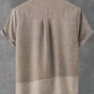 Men's I Must Be God Cat Drinking Red Wine Print Funny Linen Blend Shirt