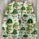 Men's Cute Sheep Green Hat St. Patrick's Day Felt Art Print Casual Sweatshirt