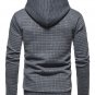 Men's Casual Plain Drawstring Pocket Pullover Hoodie