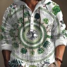 Men's Wheel of the Year Nature Spiritual Art Print Hooded Shirt