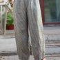 Women's Vintage Plaid Linen Blend Casual Pants