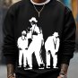 Men's 80s Hip Hop Art Print Cotton Casual Sweatshirt