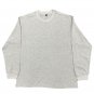 Men's Casual Plain Loose Cotton Long Sleeve T-Shirt Thin Sweatshirt