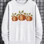 Men's Pumpkins Embroidery Print Cotton Casual Sweatshirt