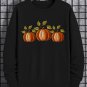 Men's Pumpkins Embroidery Print Cotton Casual Sweatshirt