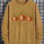 Men's Pumpkins Embroidery Print Cotton Casual Sweatshirt