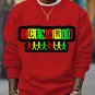 Men's Scenario Hip-Hop Music Pattern Print Cotton Casual Sweatshirt