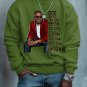 Men's God Says You Are Unique Special Strong Important Protected Chosen Print Cotton Casual Sweatshi