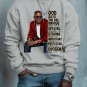 Men's God Says You Are Unique Special Strong Important Protected Chosen Print Cotton Casual Sweatshi
