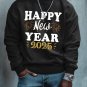 Men's Happy New Year 2025 Print Cotton Casual Sweatshirt