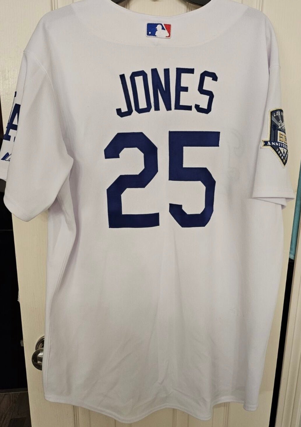Andruw Jones Los Angeles Dodgers Official Jersey Majestic