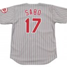 Chris Sabo Cincinnati Reds Official Majestic Jersey
