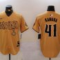 Alvin Kamara #41 New Orleans Saints Stitched Jersey Yellow