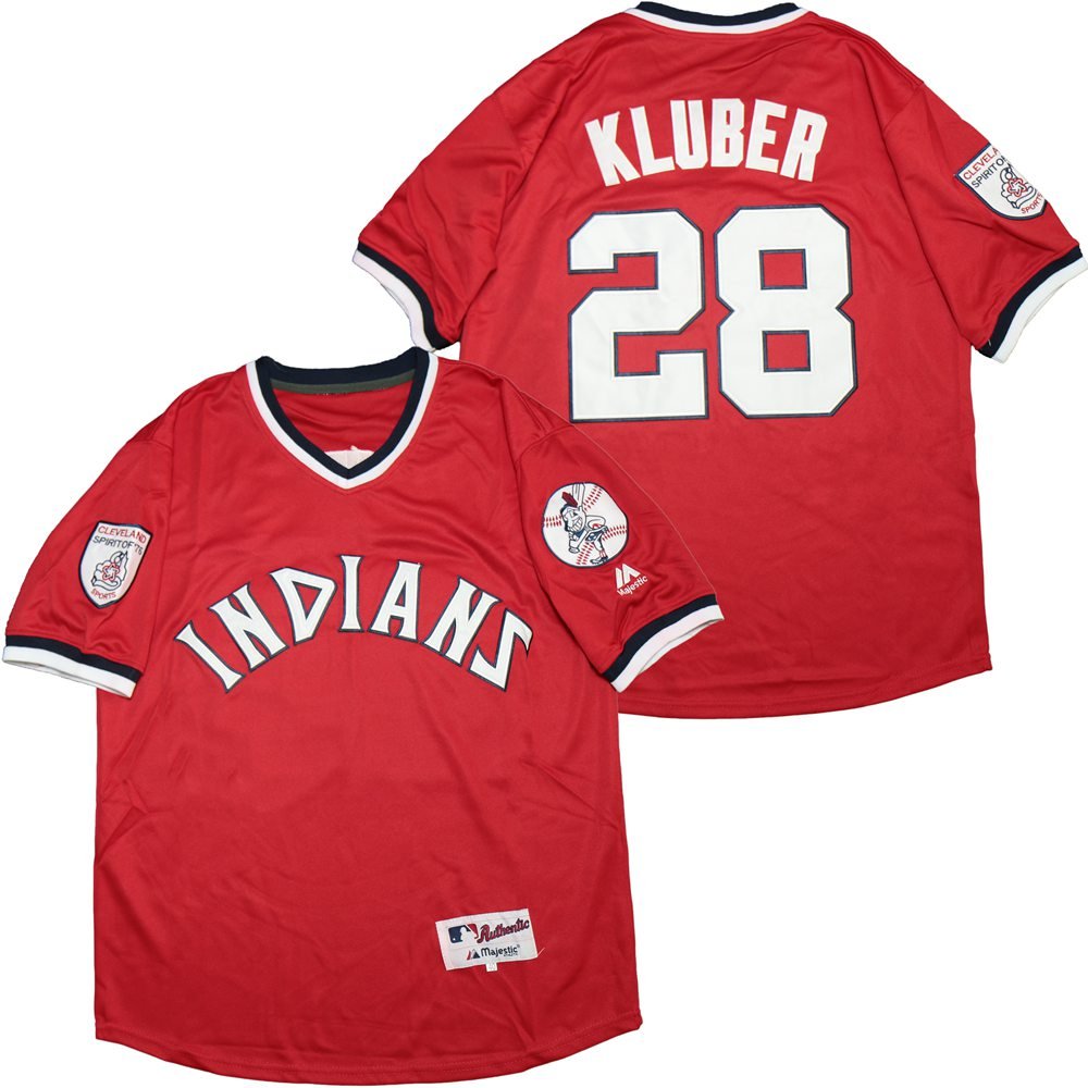 Corey Kluber Cleveland Indians Jersey Majestic