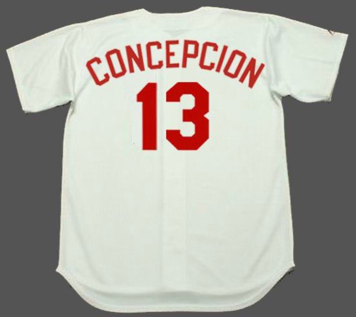 Dave Concepcion Cincinnati Reds Official Majestic Jersey