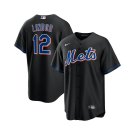 Francisco Lindor New York Mets Official Jersey Black