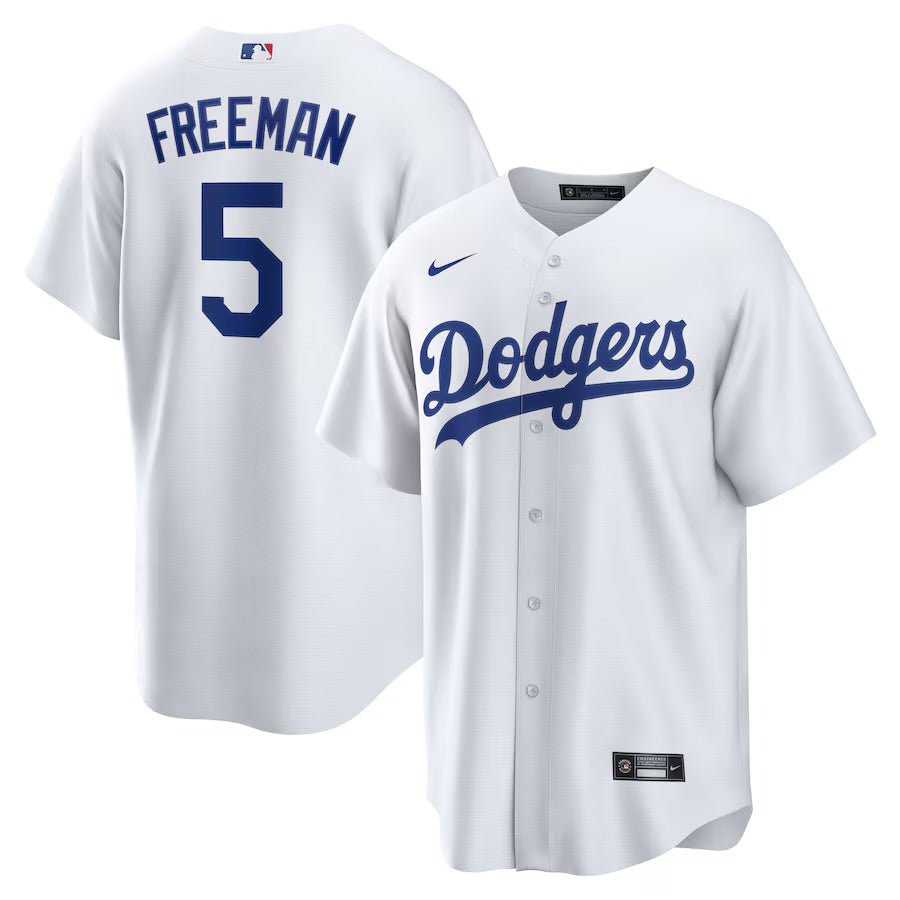 Freddie Freeman Los Angeles Dodgers Official Jersey White