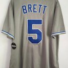 George Brett Kansas City Royals Jersey Gray