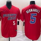 Kike Enrique Hernández Kike Puerto Rico Jersey