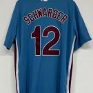 Kyle Schwarber Philadelphia Phillies Jersey blue