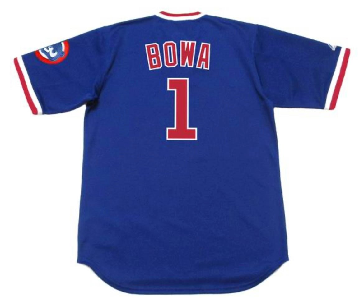 Larry Bowa Chicago Cubs Official Majestic Jersey