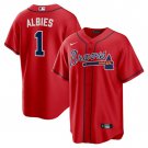 Ozzie Albies Atlanta Braves Official Jersey Red