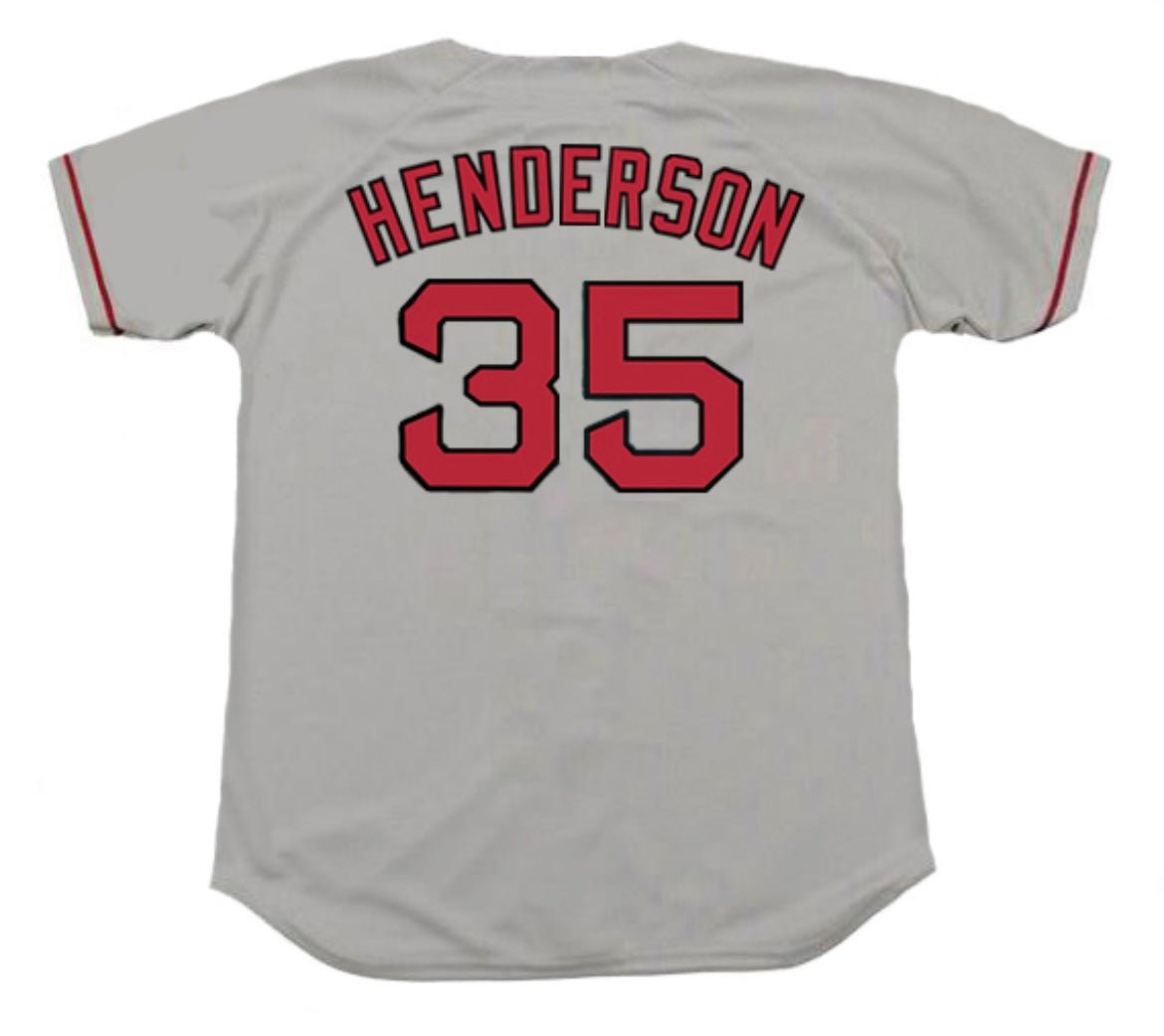 Rickey Henderson Boston Red Sox Official Majestic Jersey