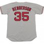 Rickey Henderson Boston Red Sox Official Majestic Jersey