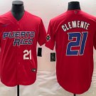 Roberto Clemente Puerto Rico Jersey Red