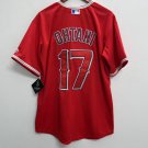 Shohei Ohtani Anaheim Angels Official Majestic Jersey Red